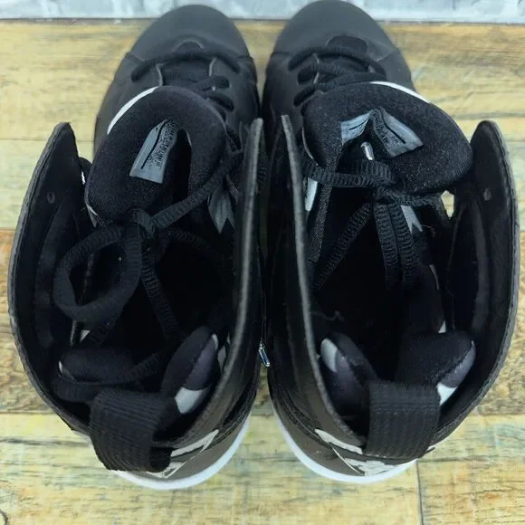 Nike Air Jordan‎ 7 Retro TD Black White Football Cleats 719543-010 Mens Size 8